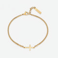 Cross Bracelet | 18K Gold