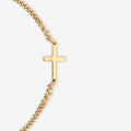 CROSS BRACELET | 18K Gold