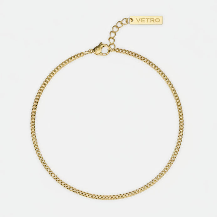 Cuban Bracelet 1.8MM | 18K Gold